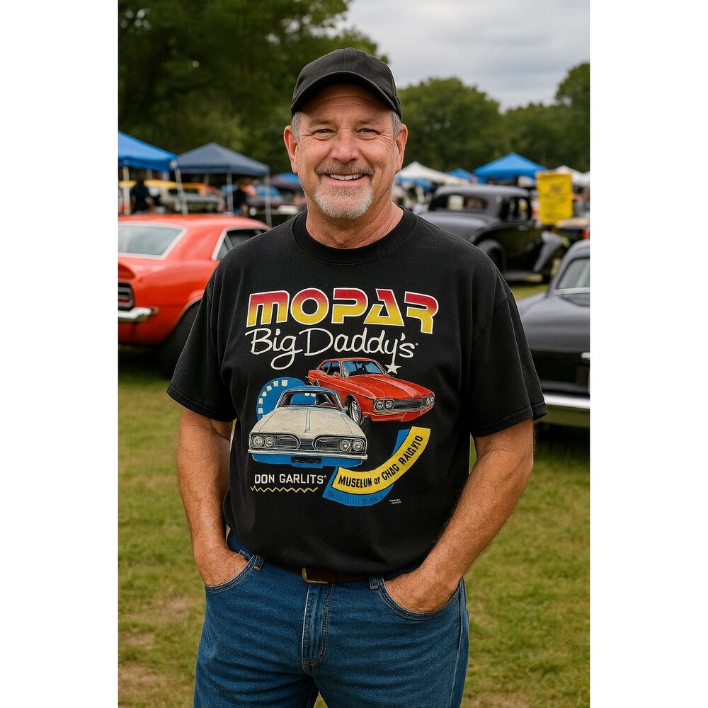 1996 Vintage Don Garlits Mopar Drag Racing Tee Men’s XL Big Daddy Museum T-Shirt